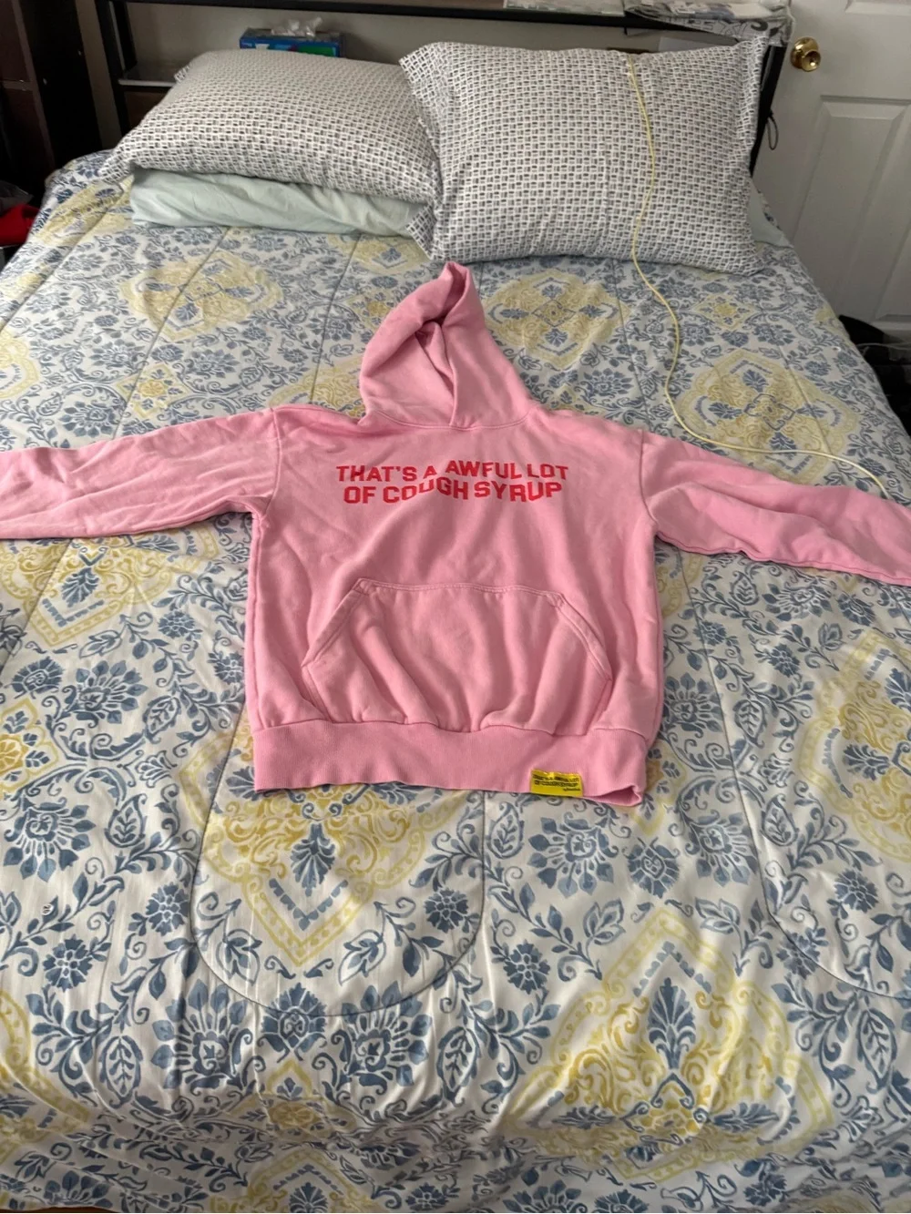 Lost Hills ALOC Pink Graphic Hoodie